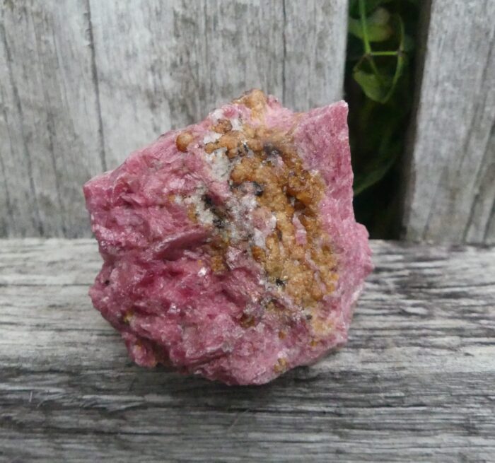 Red Rhodonite with Spessartine Garnet Specimen - Image 2
