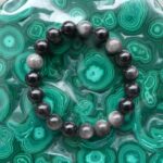 Silver Sheen Obsidian Bracelet 10mm