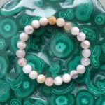 Flower Agate Bracelet 8mm