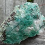Quartz with Epidote & Malachite & Ajoite