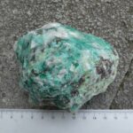 Quartz with Epidote & Malachite & Ajoite