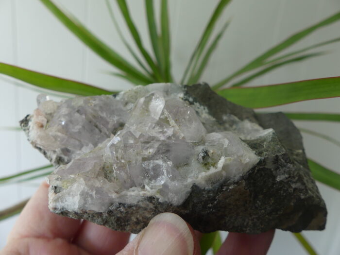 Amethyst Brandberg with Prehnite & Stilbite Specimen - Image 6