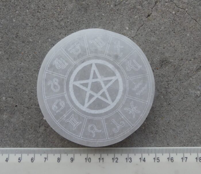 SELENITE Zodiac Charging Plate Round - Image 2
