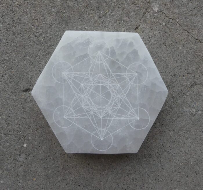 SELENITE Metadron Charging Plate Hexagon - Image 3