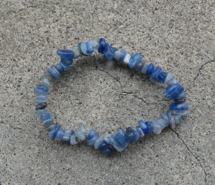 Blue Kyanite Chip Bracelet