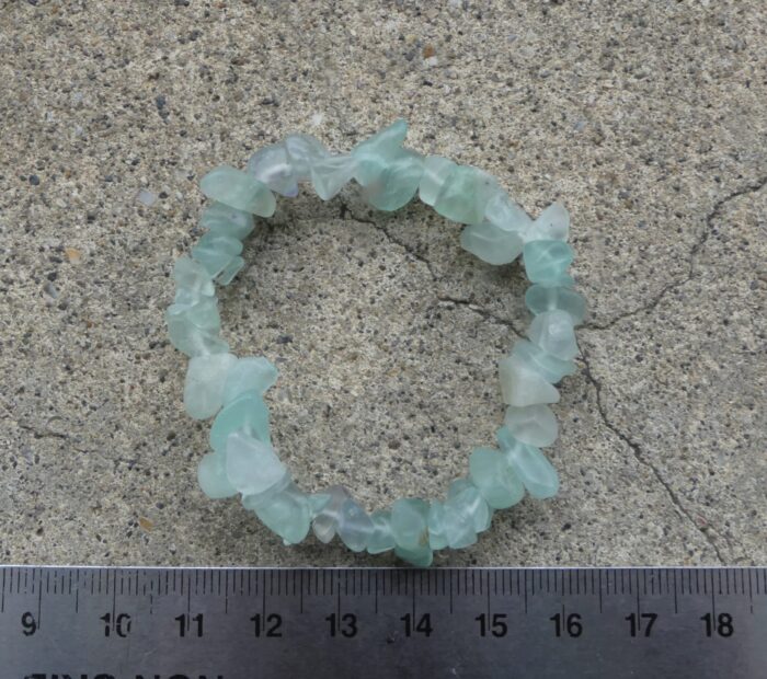 Green Fluorite Chip Bracelet - Image 2