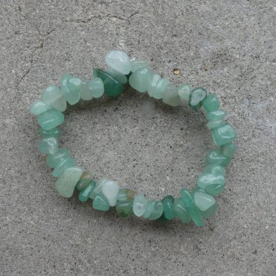 Green Aventurine Chip Bracelet