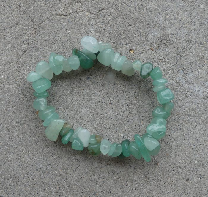 Green Aventurine Chip Bracelet