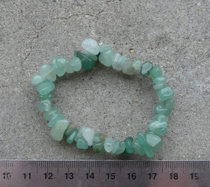 Green Aventurine Chip Bracelet - Image 2
