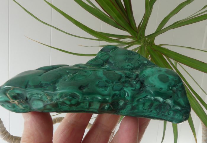 Malachite Botryoidal Polished 335gm - Image 3