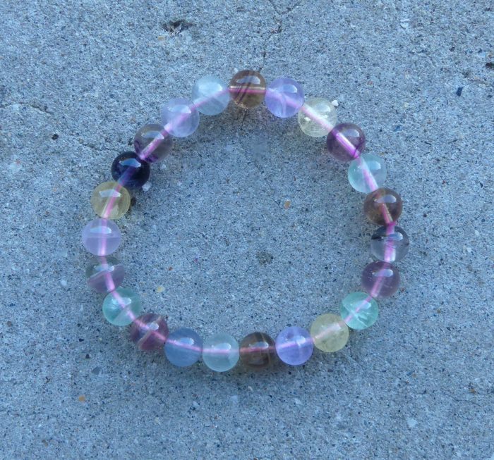 Fluorite Mixed Bracelet 8mm