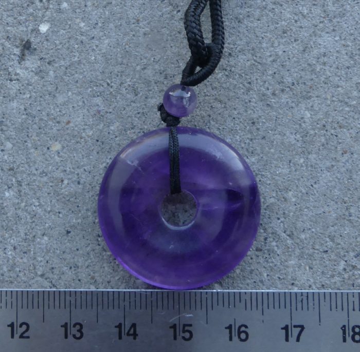 Amethyst Donut Pendant - Image 4