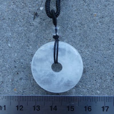 Quartz Donut Pendant